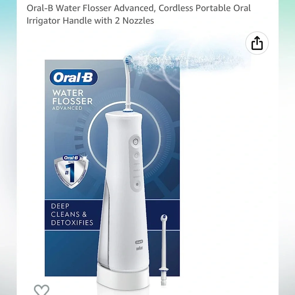 Brand new Oral-B precision jet replacement nozzles, 4 counts x 1 pack.